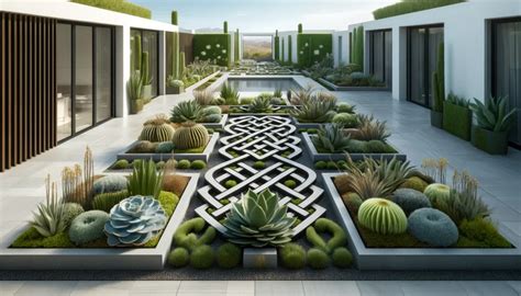 modern knot garden patterns.